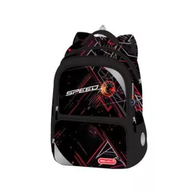   BELMIL Iskolatáska, cipzáras, BELMIL "Maxi Packspecial T-Speed Red Car", sebesség