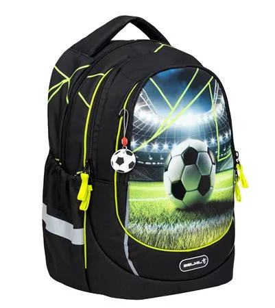 BELMIL Iskolatáska, cipzáras, BELMIL "Leisure Plus Champion's Kick", focilabda