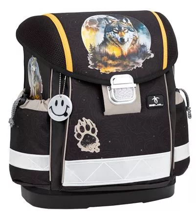 BELMIL Iskolatáska, fémcsat, BELMIL "Classy Moonless Night", farkas