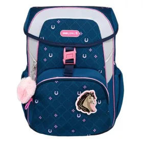   BELMIL Iskolatáska, csatos, BELMIL "Maxi Meet your Horses", lópatkó