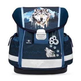   BELMIL Iskolatáska, fémcsat, BELMIL "Classy Northern Alpha", farkas