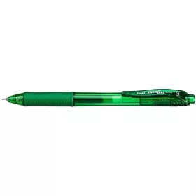   Rollertoll zselés 0,25mm, tűhegyű BLN105-DX, Pentel EnerGelX, írásszín zöld
