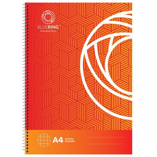 Spirálfüzet A4 70 lap Bluering® kockás