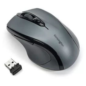   KENSINGTON Egér, vezeték nélküli, optikai, közepes méret, USB, KENSINGTON "Pro Fit", szürke