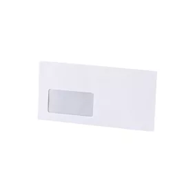   Boríték LA4 enyvezett bélésnyomott bal ablakos 45x90mm 110 × 220mm B20A15 Bluering® fehér