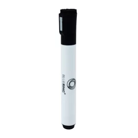   Táblamarker 3mm, mágneses, táblatörlővel multifunkciós Bluering® fekete