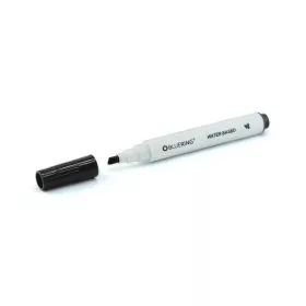   Flipchart marker rostirón vizes vágott végű 1-4mm, Bluering® fekete