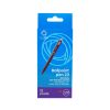 Golyóstoll 0,8 mm, nyomógombos műanyag piros test, Bluering® Z3, írásszín piros
