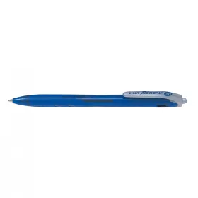  Golyóstoll 0,7mm, nyomógombos Rexgrip Fine Pilot, írásszín kék