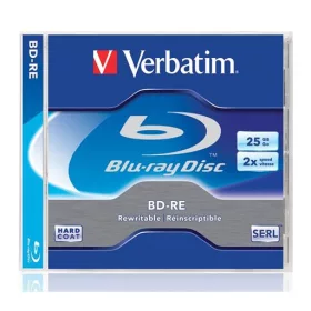   VERBATIM BD-RE BluRay lemez, újraírható, 25GB, 1-2x, 1 db, normál tok, VERBATIM