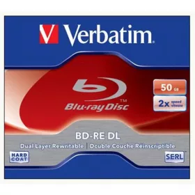   VERBATIM BD-RE BluRay lemez, kétrétegű, újraírható, 50GB, 2x, 1db, normál tok, VERBATIM