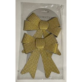 Arany glitteres masni 16 cm 2 db/csomag UTOLSÓ CSOMAG