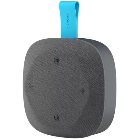 CANYON Hangszóró, hordozható, Bluetooth 5.3, CANYON "Hexagon 10", szürke-kék