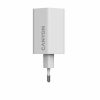 CANYON Hálózati töltő, 1xUSB-A, 2xUSB-C, 65W, CANYON "Hexagon 65", fehér