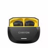 CANYON Fülhallgató, TWS vezeték nélküli, Bluetooth 5.4, CANYON "Hexagon 7", fekete-sárga