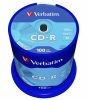 VERBATIM CD-R lemez, 700MB, 52x, 100 db, hengeren, VERBATIM "DataLife"