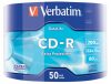 VERBATIM CD-R lemez, 700MB, 52x, 50 db, zsugor csomagolás, VERBATIM "DataLife"