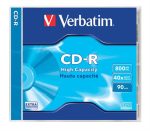  VERBATIM CD-R lemez, 800MB, 90min, 40x, 1 db, normál tok, VERBATIM