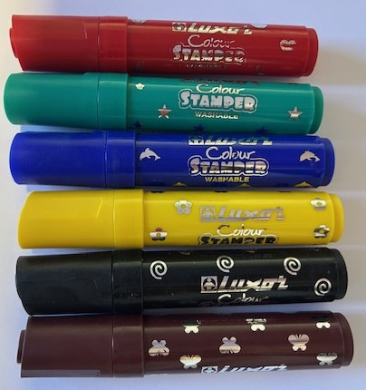  Filctoll készlet Luxor nyomdázós 6 különböző szín UTOLSÓ KÉSZLET 