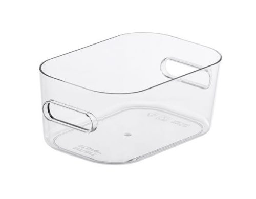 SMARTSTORE Műanyag tárolódoboz, 0,6 liter, SMARTSTORE "Compact Clear XS", átlátszó