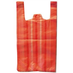 . Ingvállas tasak, csíkos, 28x8x50 cm