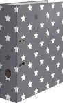   Iratrendező Herma A/4 Stars Grey with white stars, 7194, 70 mm