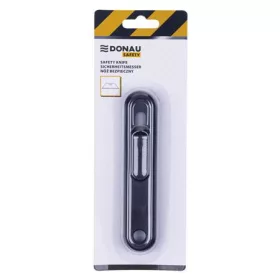   DONAU Univerzális kés, cserélhető pengével, 18 mm, DONAU "Safety", fekete