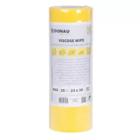   DONAU Törlőkendő, univerzális, 25 db, 23x39cm, DONAU "Home", sárga