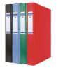 DONAU Gyűrűs könyv, 2 gyűrű, 40 mm, A4, PP/karton, DONAU, piros
