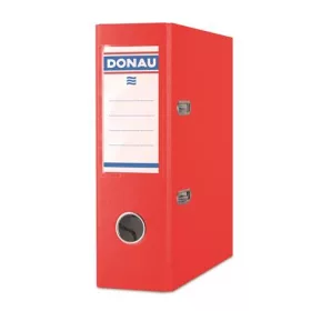   DONAU Iratrendező, 75 mm, A5, PP/karton, DONAU "Master", piros