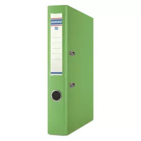   DONAU Iratrendező, 50 mm, A4, PP/karton, DONAU "Szivárvány", világoszöld