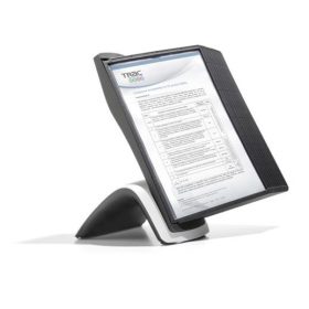   DURABLE Bemutatótábla tartó, asztali, 10 db bemutatótáblával, DURABLE "SHERPA®", fekete