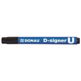   DONAU Alkoholos marker, 2-4 mm, kúpos, DONAU "D-signer U", fekete