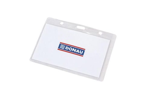 DONAU Azonosítókártya tartó, 105x65 mm, hajlékony, fekvő, DONAU