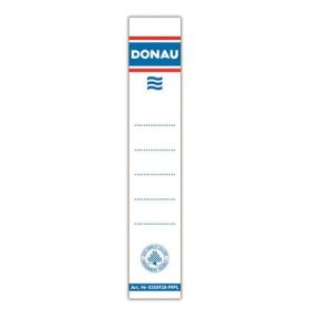   DONAU Cserecímke, iratrendezőhöz, öntapadó, 33x153 mm, DONAU, fehér