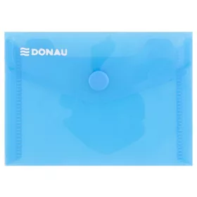 DONAU Irattartó tasak, A7, PP, patentos, DONAU, kék