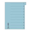 DONAU Regiszter, karton, A4, mikroperforált, DONAU, kék