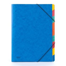 DONAU Előrendező, A4, 9 részes, karton, DONAU, kék