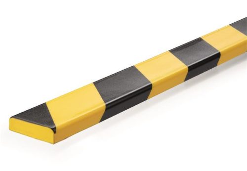 DURABLE Felületvédő profil, DURABLE "S10", sárga-fekete
