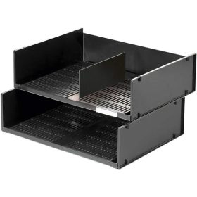   DURABLE Irattálca, műanyag, fekvő, A3, DURABLE "Optimo", fekete