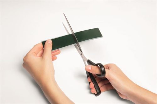 DURABLE Fémszalag, öntapadó, 3,5 cm x 5 m, DURABLE, fehér, 10 db mágnessel