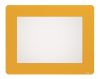 DURABLE Padlójelölő ablak, sárga,  A4, eltávolítható, DURABLE