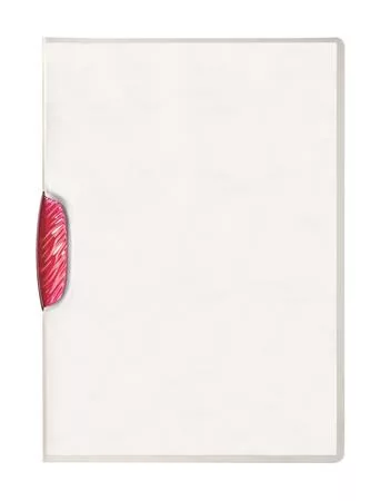 DURABLE Gyorsfűző, klipes, A4, DURABLE "Swingclip® 30", bíbor