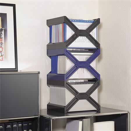 DURABLE Függőmappa tároló, műanyag, DURABLE, "CARRY® plus", kék