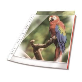   DURABLE Genotherm, lefűzhető, PP, A4, 80 mikron, DURABLE "Prémium", piros