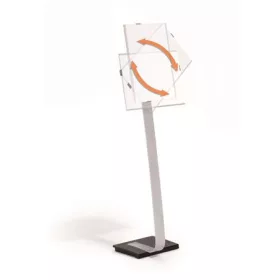   DURABLE Padlóállvány, A3, DURABLE "INFO SIGN", ezüst