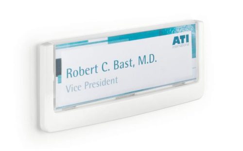 DURABLE Információs tábla, 149x52,5 mm, DURABLE "CLICK SIGN", fehér