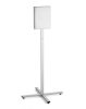 DURABLE Padlóállvány, kültéri, A4, DURABLE "INFO STAND", antracit-szürke