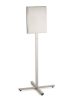 DURABLE Padlóállvány, kültéri, A3, DURABLE "INFO STAND", antracit-szürke