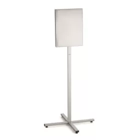   DURABLE Padlóállvány, kültéri, A3, DURABLE "INFO STAND", antracit-szürke
